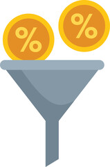 Poster - Sales funnel is attracting more customers generating more income for business