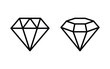 © OLYVIA - diamond icon vector
