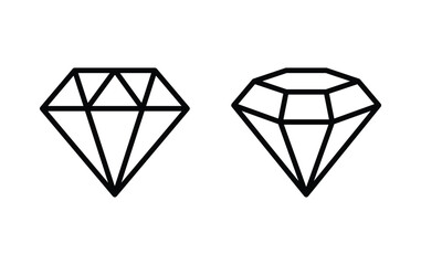 Poster - diamond icon vector