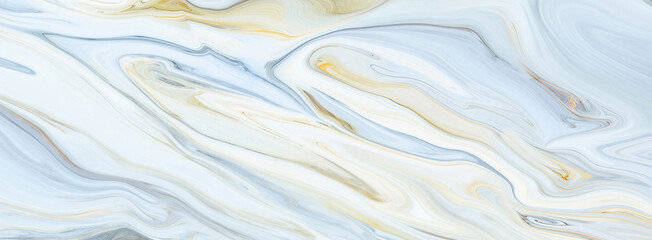 Wall Mural - Abstract Light Marble Texture with Soft Fluid Lines and Swirling Patterns