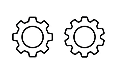 Poster - Gear icon, Setting sign vector