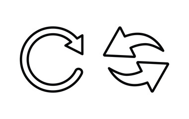 Poster - reload icon, refresh symbol vector