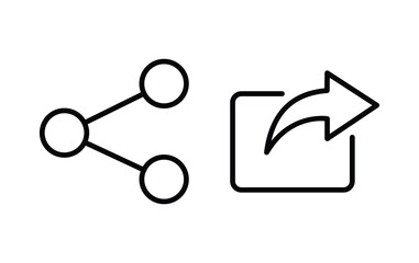 Fototapete - Share icon vector