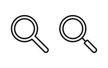 Poster - search icon, magnifying glass icon vector