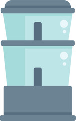 Poster - water cooler dispenser providing fresh and cool water, ideal for offices or home