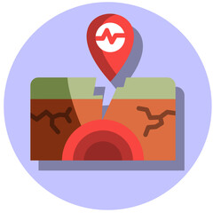 Sticker - Epicenter Icon