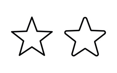 Poster - star icon, star sign vector