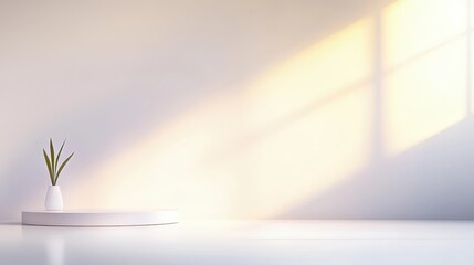 Wall Mural - light white background with a soft, diffused glow, perfect for gentle and serene design aesthetics.