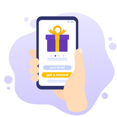 Wall Mural - rewards mobile app png icon