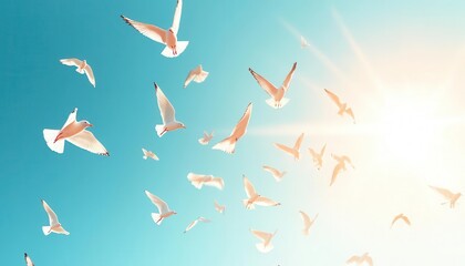  Pastel Subdued Hues Gentle Shades Dreamy Atmosphere Birds Eye View