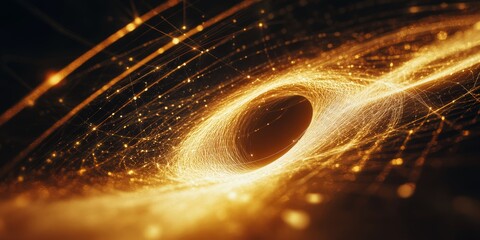 Aufkleber - a projectiles trajectory plotted, with parabolic motion and gravitational force clearly depicted.