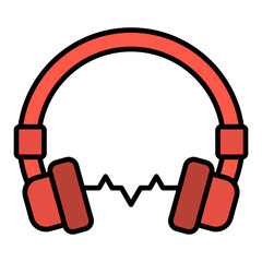 Wall Mural - Headphones Icon