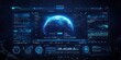 © kwanchaift - Futuristic website UI with space-inspired elements, including holographic buttons, celestial data grids, and dynamic starry backgrounds.
