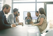 © ThurstanJam/peopleimages.com - Meeting, discussion and business people in office with graphic and confidence, collaboration and support. Professional, diversity and team of corporate accountants with finance, planning and group