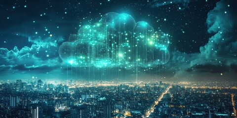 Poster - High-Resolution Cloud Backup Visualization Process