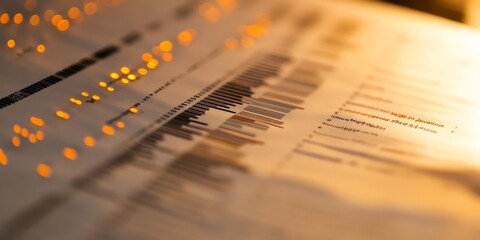 Aufkleber - a printed research abstract summarizing key results, with the most important data points emphasized.