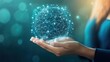 © batara - Woman Holding a Globe of Network Connections