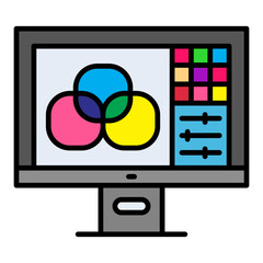 Sticker - Colours Icon