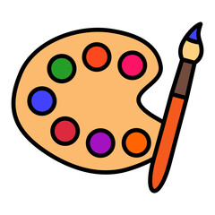 Sticker - Pallete Icon