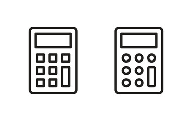 Poster - calculator icon, calculator sign vector
