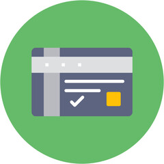 Poster - Prepaid Card icon vector image. Can be used for Banking.