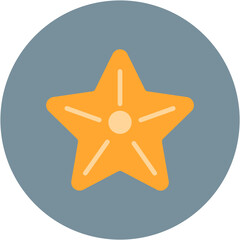 Sticker - Starfish Line Icon