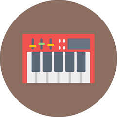 Wall Mural - Synthesizer icon vector image. Can be used for Instrument.