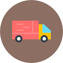 Poster - Truck Line Icon