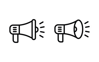 Poster - megaphone icon, megapgone sign vector