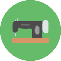 Wall Mural - Sewing Machine icon vector image. Can be used for Retro.