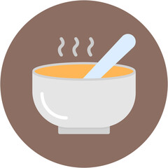 Poster - Soup icon vector image. Can be used for Nutrition.