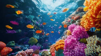 Wall Mural - Vibrant Underwater Paradise