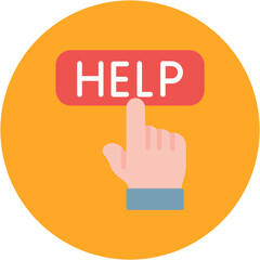 Poster - Help icon vector image. Can be used for Homeless.