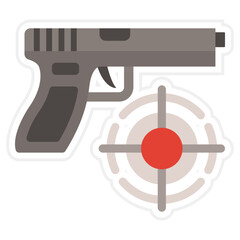 Sticker - Shooting Game Icon