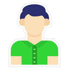 Sticker - Boy Icon