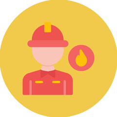 Wall Mural - Firefighting Unit icon vector image. Can be used for Public Services.