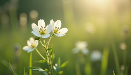  Blooming beauty in the sunlit field