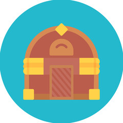 Poster - Jukebox icon vector image. Can be used for Bar.