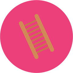 Poster - Ladder icon vector image. Can be used for Achievements.