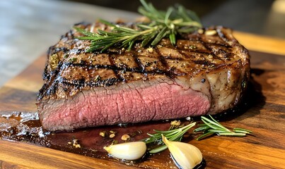 Sticker - perfectly grilled Bistecca alla Fiorentina, Generative AI