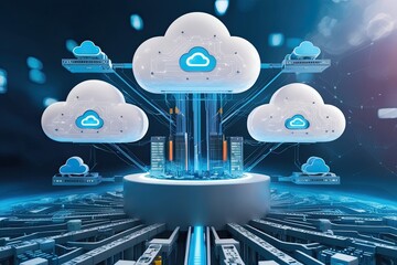 Poster - Dynamic 3D Showcase of Cloud Networking and Technology Infrastructure Solutions