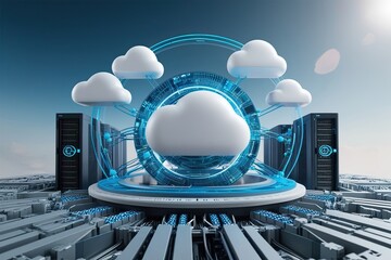 Poster - Dynamic 3D Visualisation of Cloud Infrastructure Technology and Server Interconnectivity