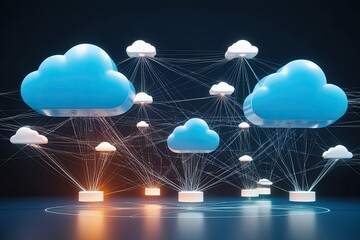 Poster - Interactive 3D Visualization of Cloud Infrastructure and Network Connectivity