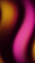 Poster - Abstract blurred background with neon streams. Animation. Fuzzy blurred background with moving and blurring neon liquid lines. Soothing blurred animation of colors spreading in waves