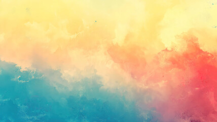 Poster - Stylish Background Showcasing a Smooth Transition of Warm Pastel Colors in a Vintage Aesthetic