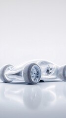 Poster - An AI system generating futuristic vehicle designs, assisting an automotive designer in refining details, AI vehicle design, future mobility