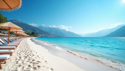 Poster -  Tranquil beach getaway under the sun