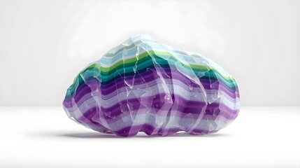 Sticker - Fluorite Crystal, Fractured