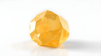 Wall Mural - Topaz Crystal, Golden Yellow