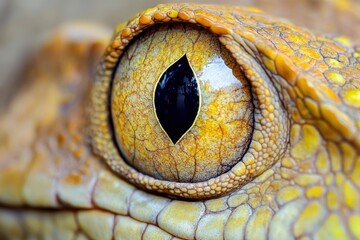 Lophosaurus dilophus closeup eyes, Closeup eyes Lophosaurus dilophus lizard, Indonesian lizard - generative ai